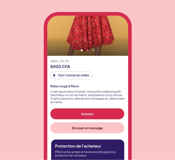 a cell phone with a picture of a woman in a red dress